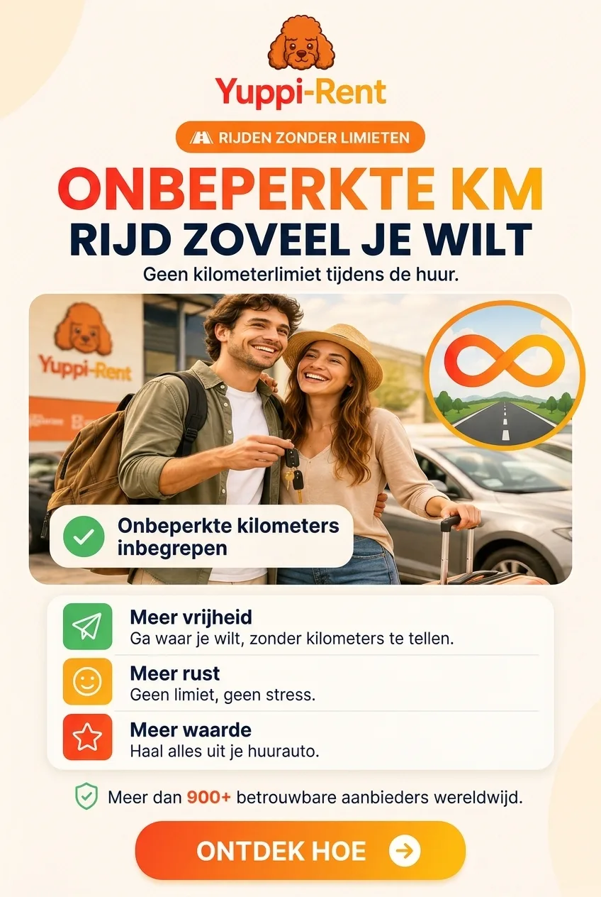 Km illimitati — Guida quanto vuoi con Yuppi-Rent